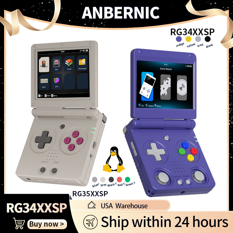 Retro Gaming Pro - Anbernic RG34XXSP RG35XXSP Consola de juegos