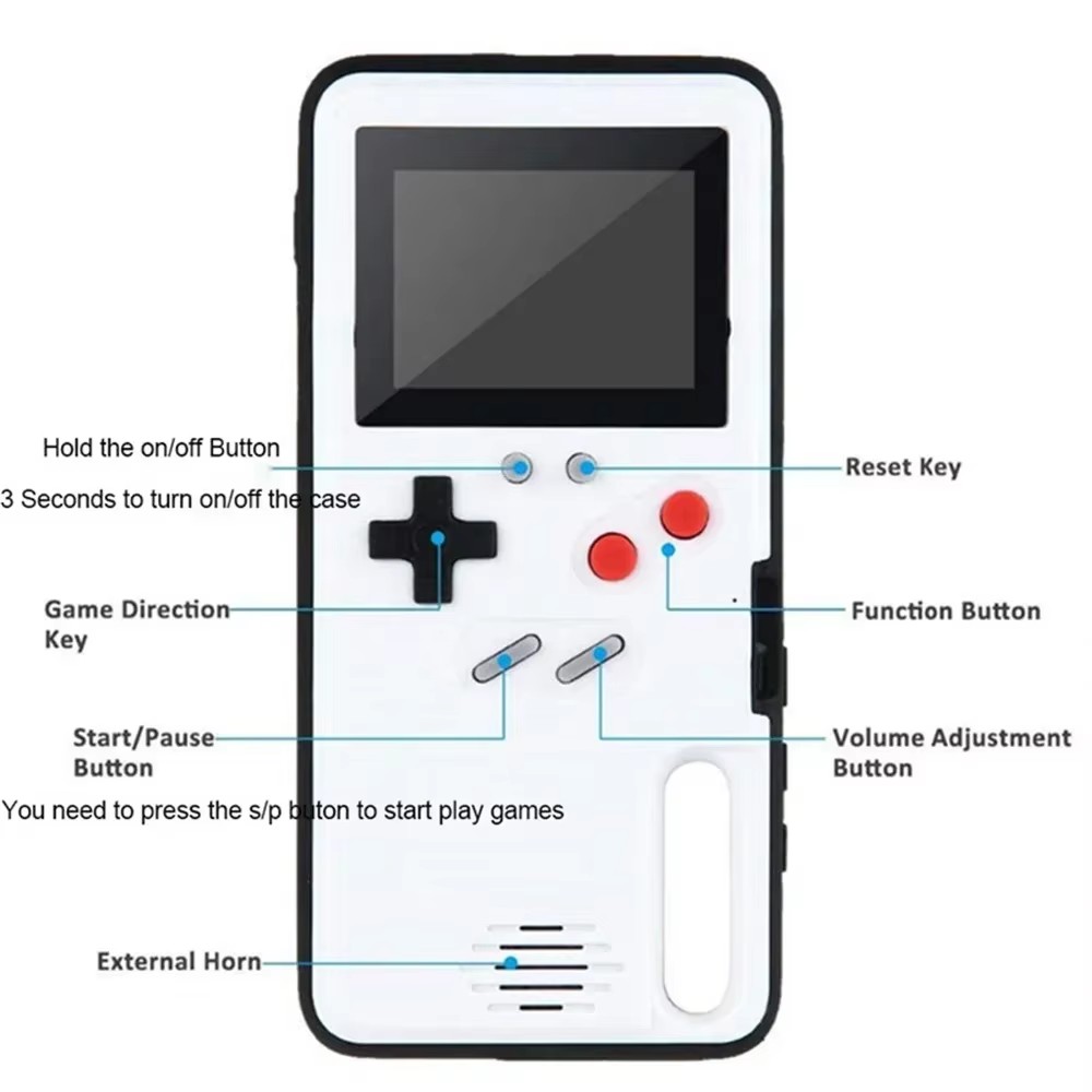 Retro Gaming Projector - Para iPhone 14 16 15 12