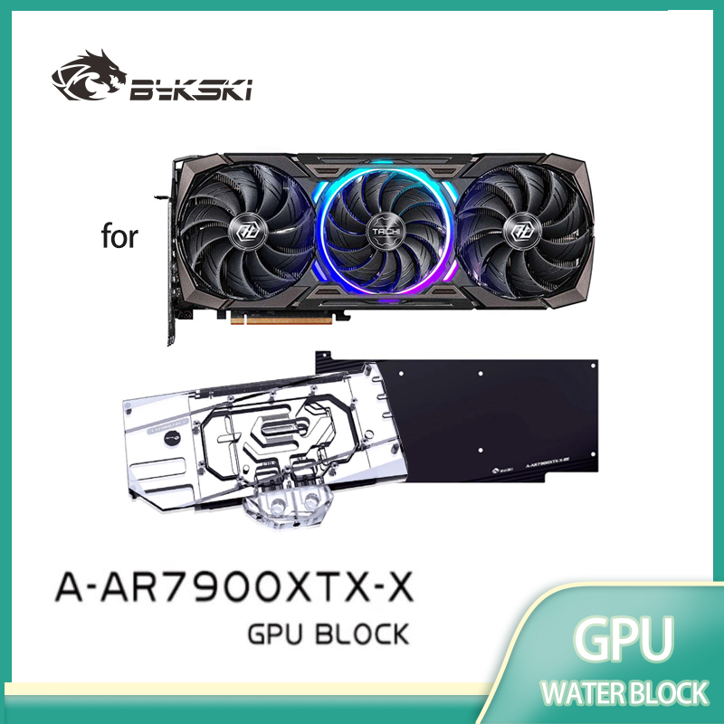 Amd Vga Rx 7900 Xtx - Bykski bloque de agua para ASRock