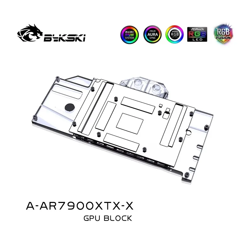 Amd Vga Rx 7900 Xtx - Bykski bloque de agua para ASRock