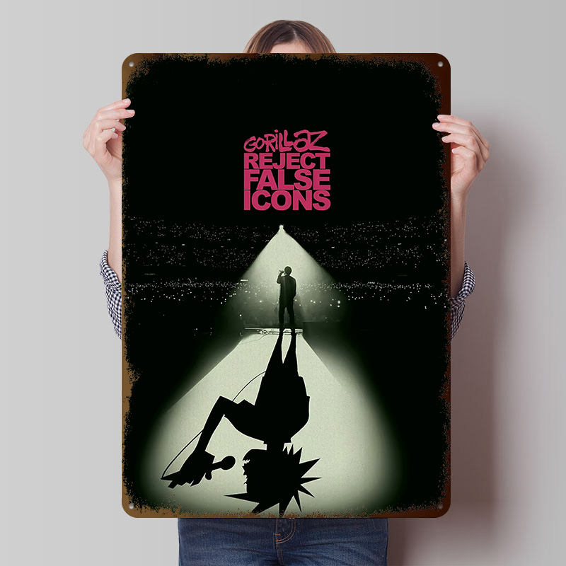 Retro Gaming Icons - Póster con Impresión de Gorillaz Reject