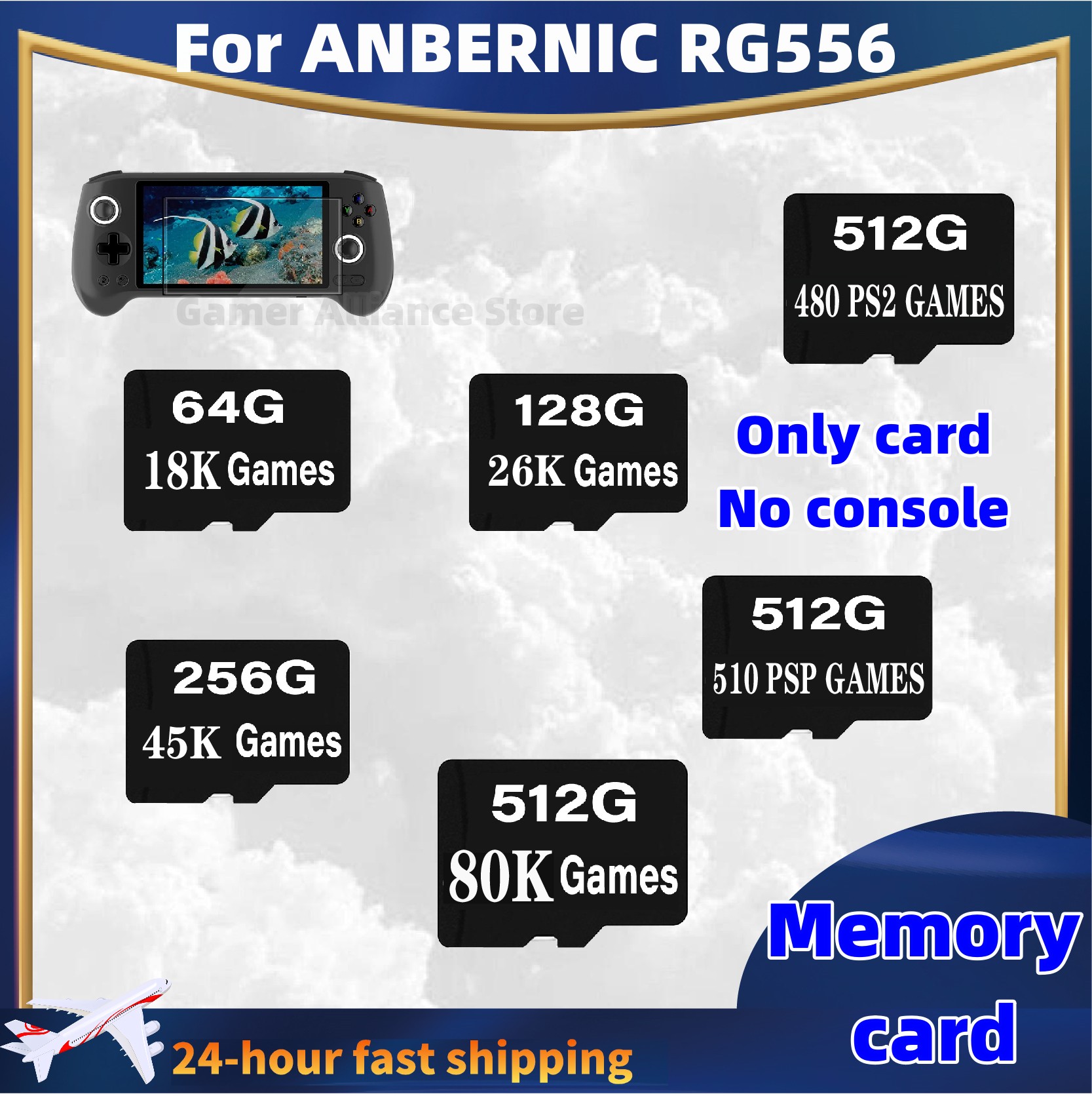 Memory Card Ps1 - Para ANBERNIC RG556 consola de juegos