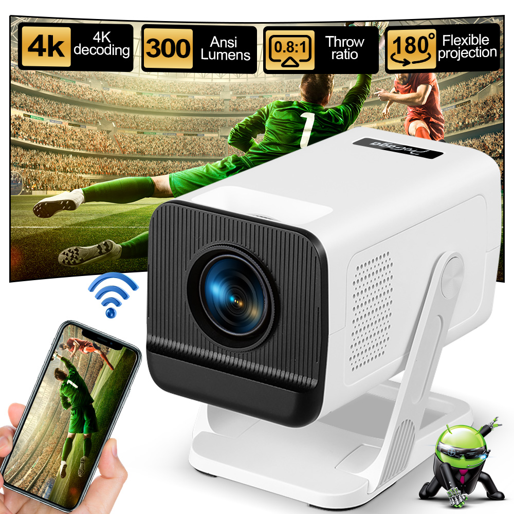 Retro Gaming Projector - ThundeaL PG310 4K Proyector Android 300