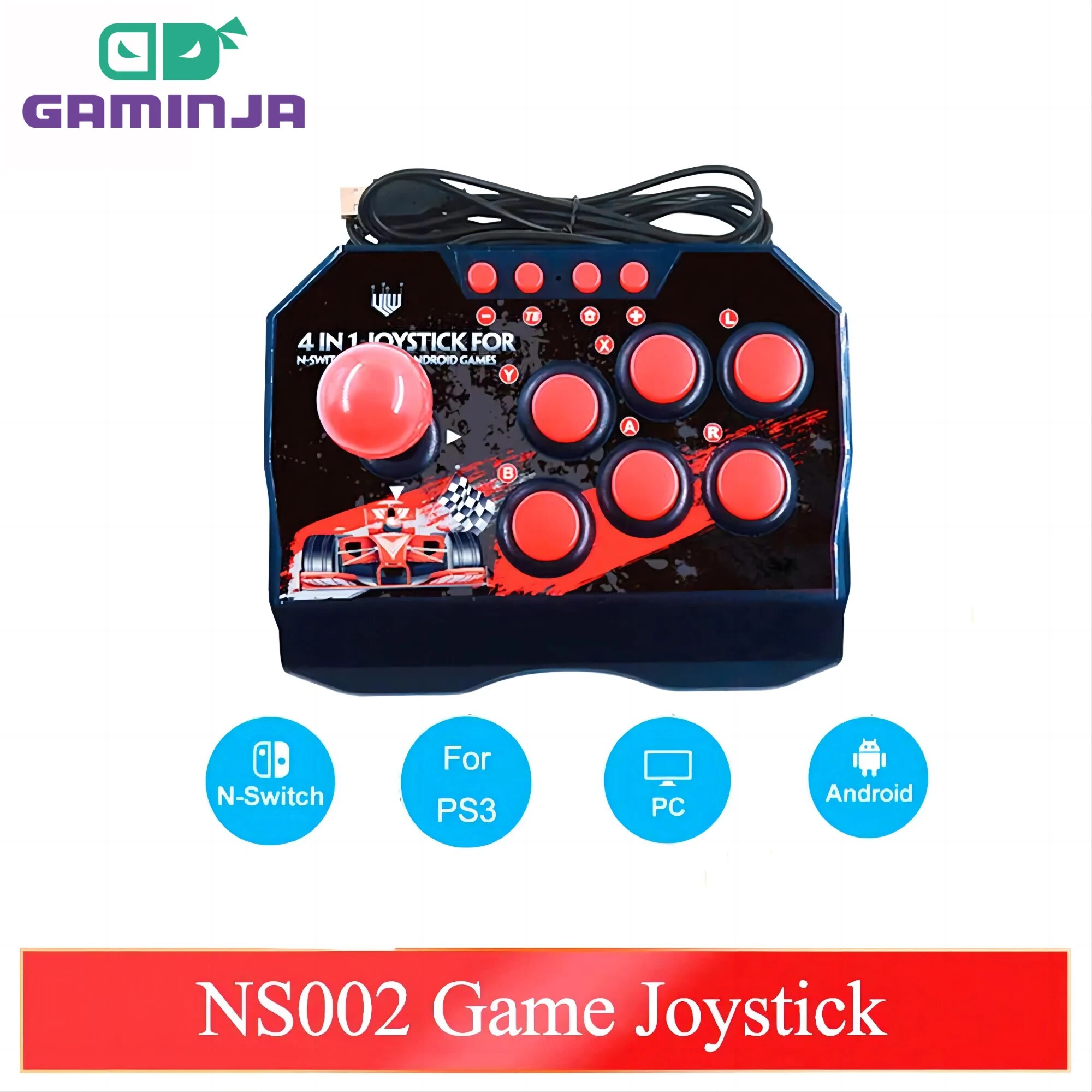 Retro Gaming Station - GAMINJA NS002 4 en 1 Retro