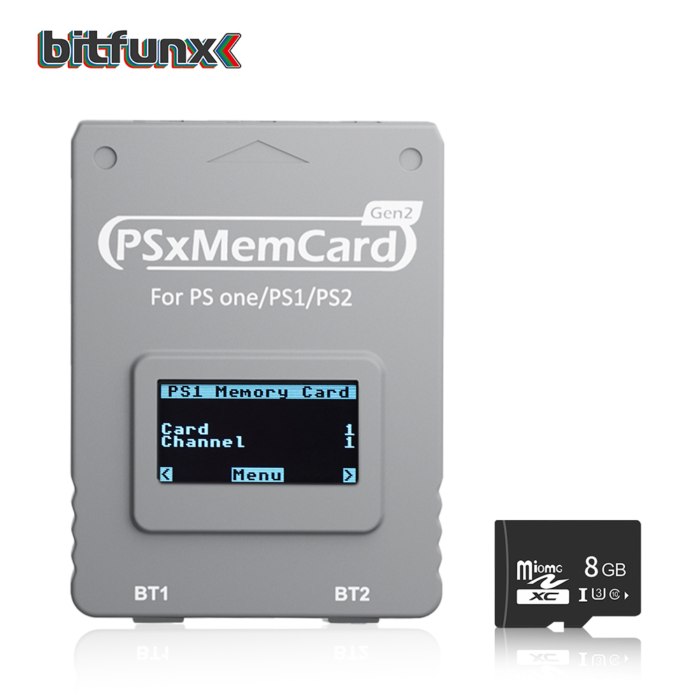 Memory Card Ps1 - Bitfunx PSxMemCard Gen2 Store Juego ahorra