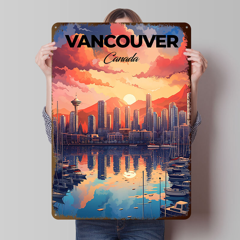 Retro Gaming Vancouver - Póster de Viaje de Vancouver, Impresión