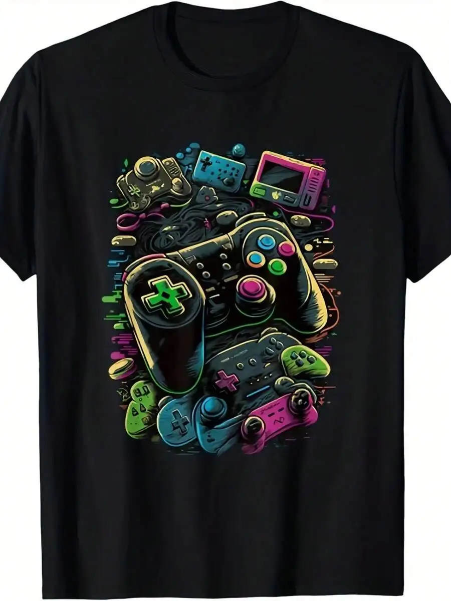 Retro Gaming Icons - Camiseta Retro de Videojuegos para Hombre