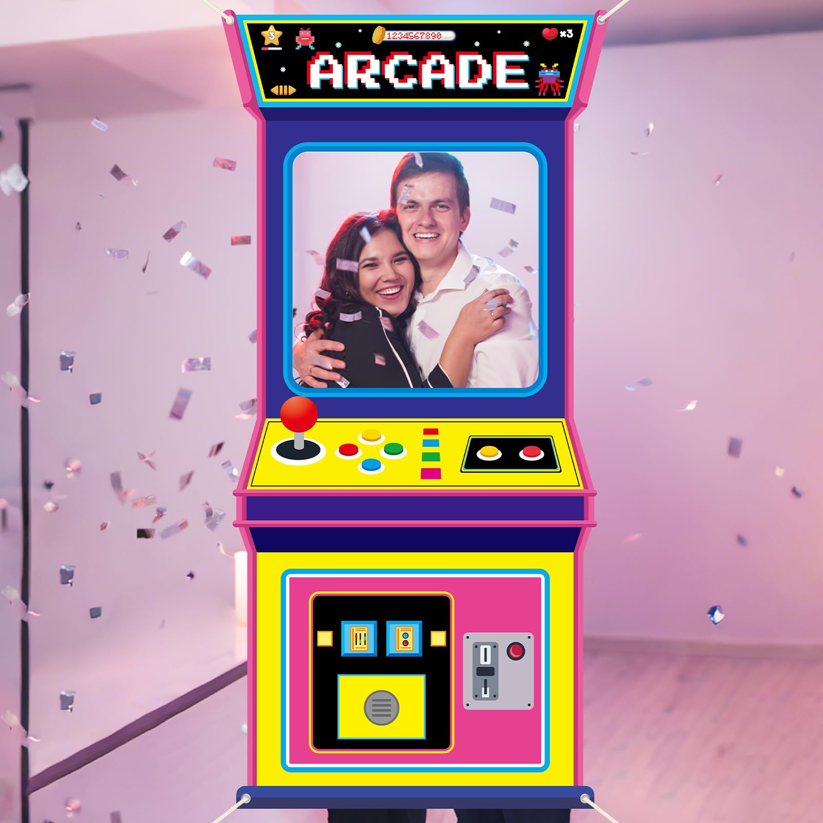 Fondo Fotográfico de Tela con  - Retro Gaming Event reseña y precio