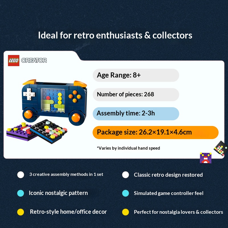 LEGO Creator 3 en 1, Bloques d - Retro Gaming Pro reseña y precio