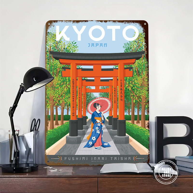 Póster de Viaje de Kioto, Japó - Retro Gaming Kyoto reseña y precio