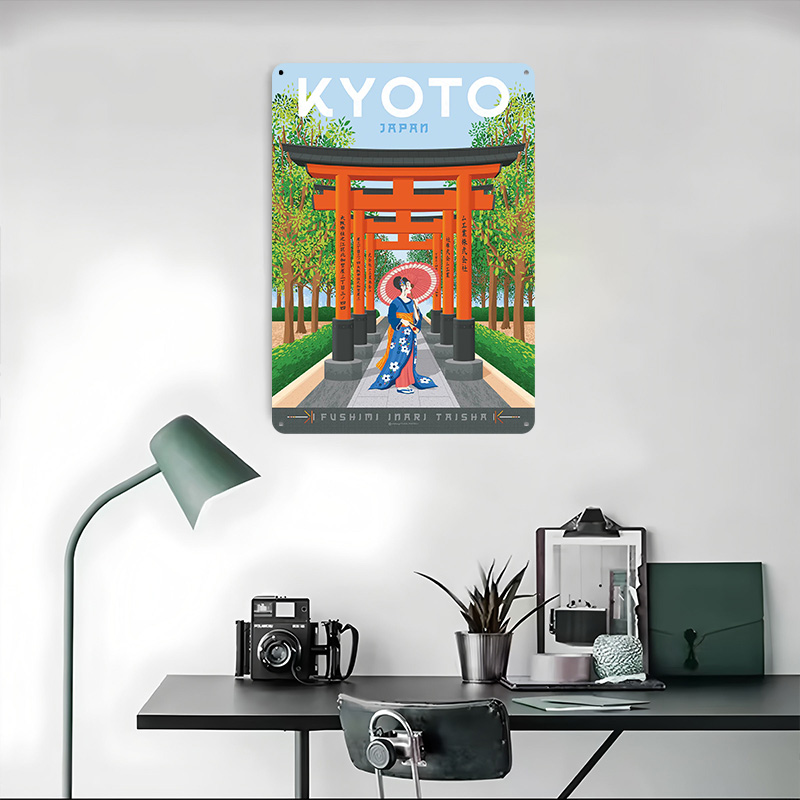 Póster de Viaje de Kioto, Japó - Retro Gaming Kyoto reseña y precio