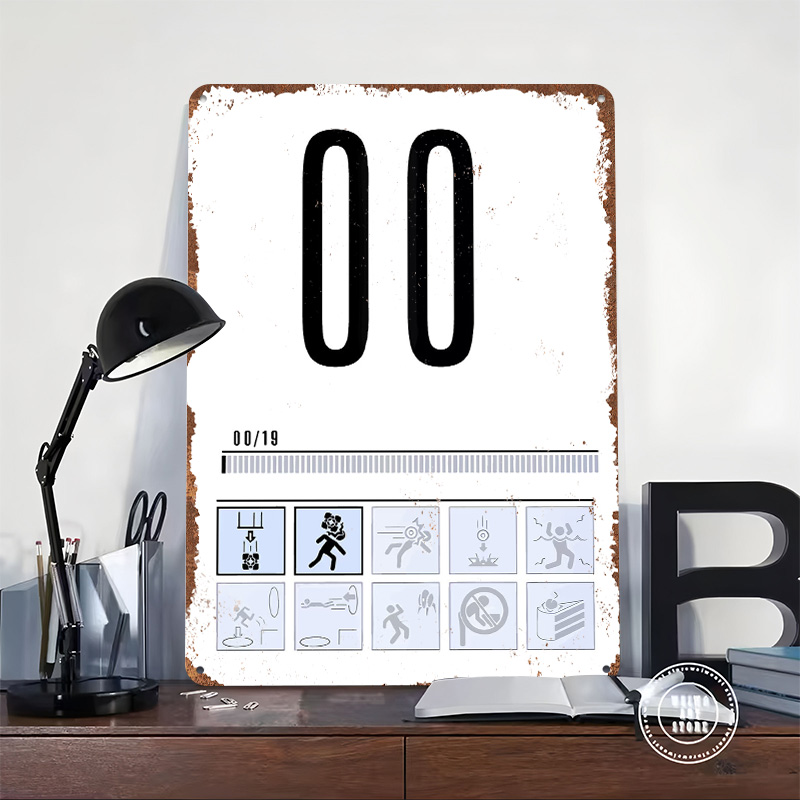 Póster Metálico Personalizado  - Retro Gaming Icons reseña y precio