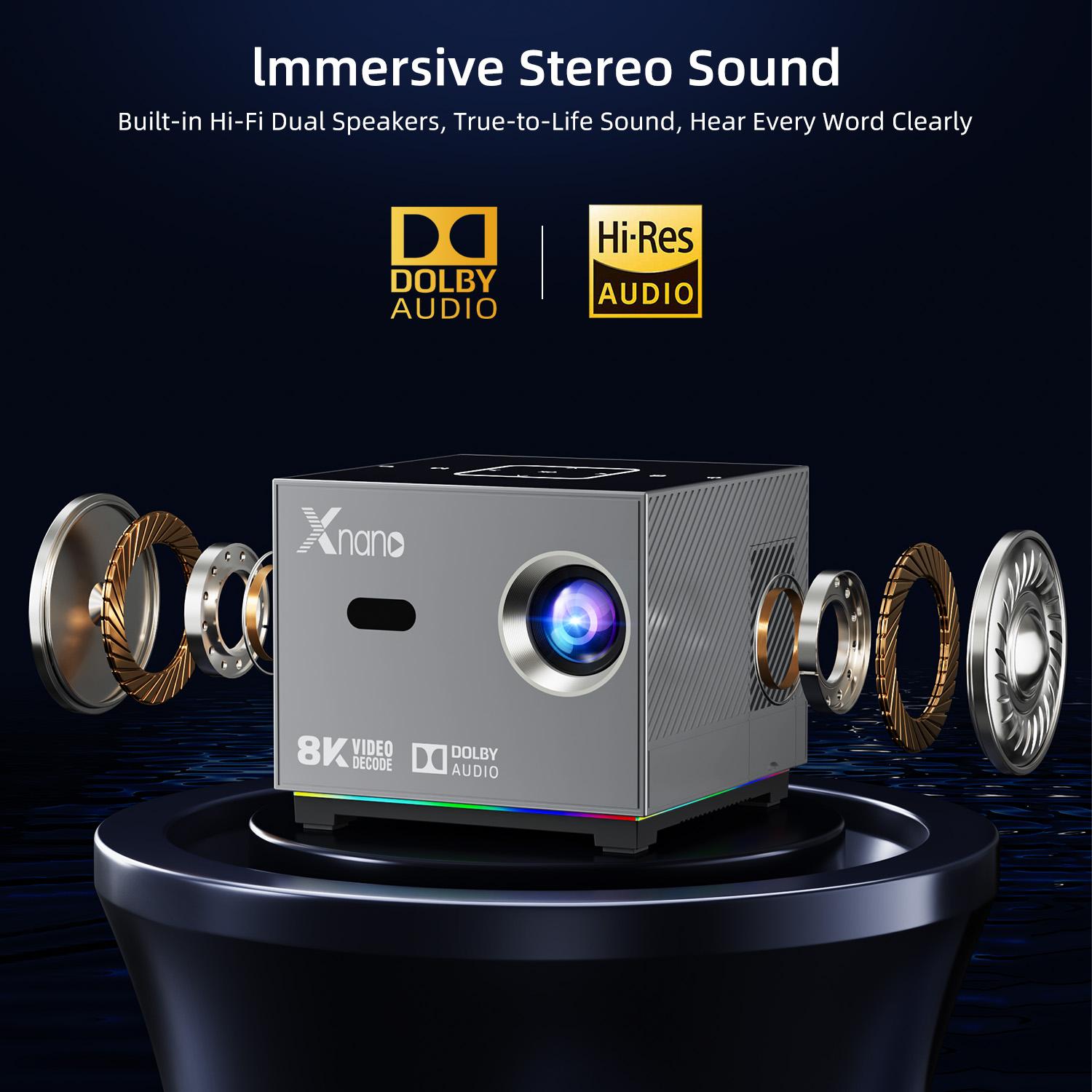 Xnano proyector inteligente po - Retro Gaming Projector reseña y precio