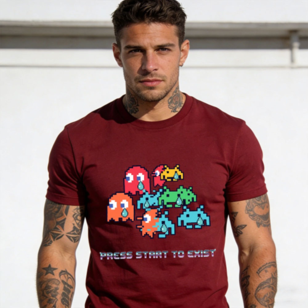 Camiseta Gráfica de Algodón Ca - Retro Gaming Meme reseña y precio