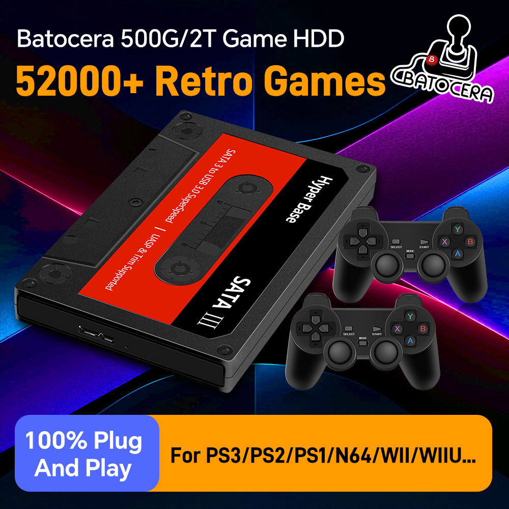 Disco Duro Batocera de 500G pa - Retro Gaming Hard Drive reseña y precio