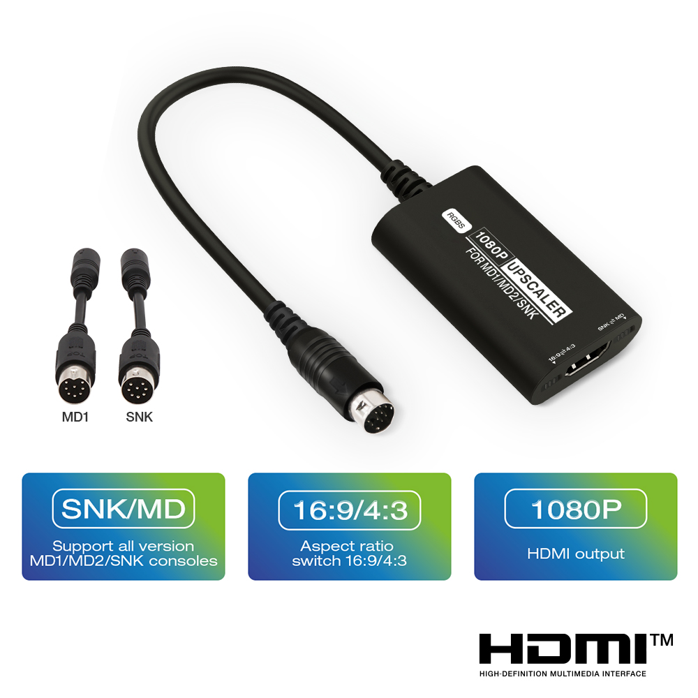 Convertidor HDMI RGBS para Con - Retro Gaming Hard Drive reseña y precio