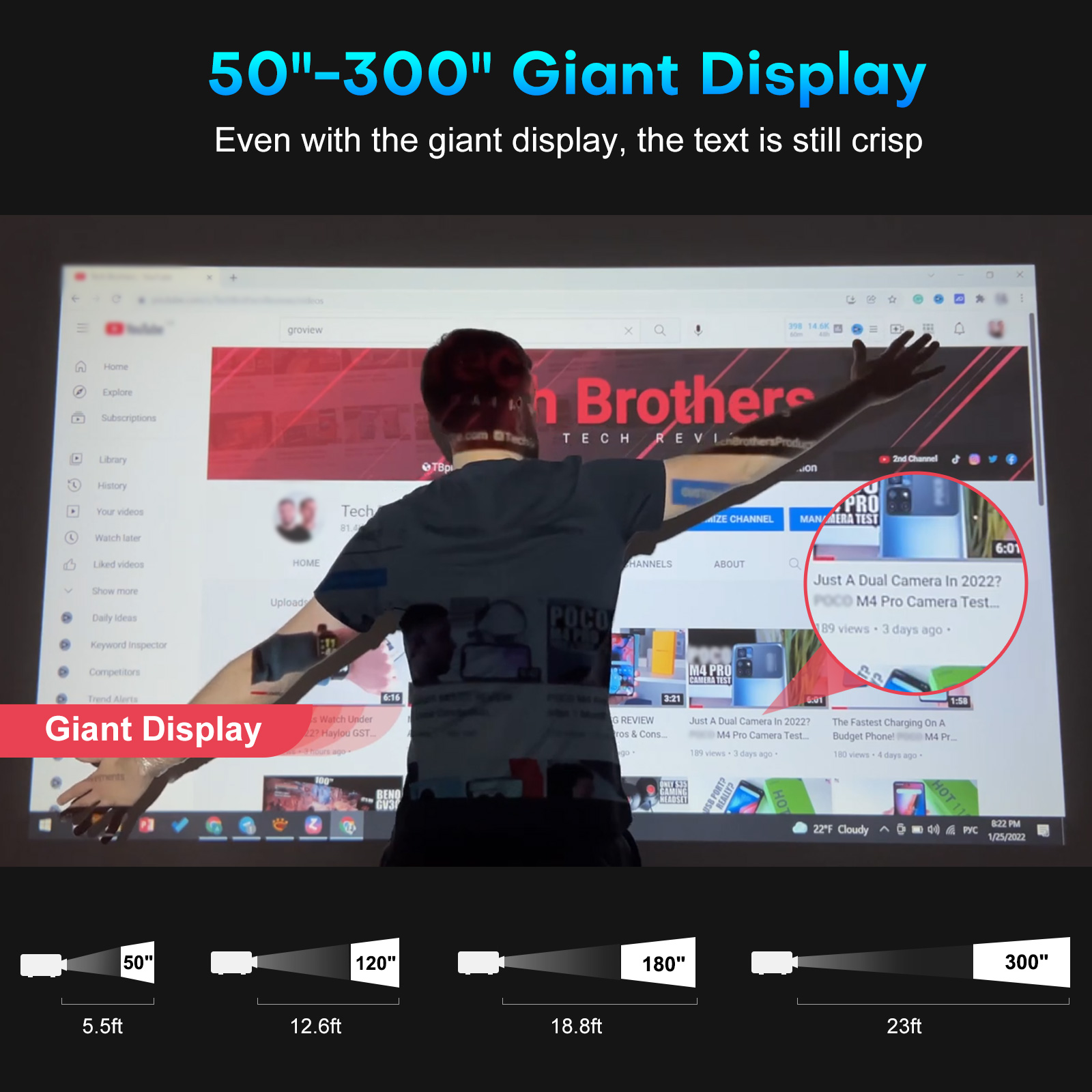 Proyector GROVIEW 1080P, 15000 - Retro Gaming Projector reseña y precio