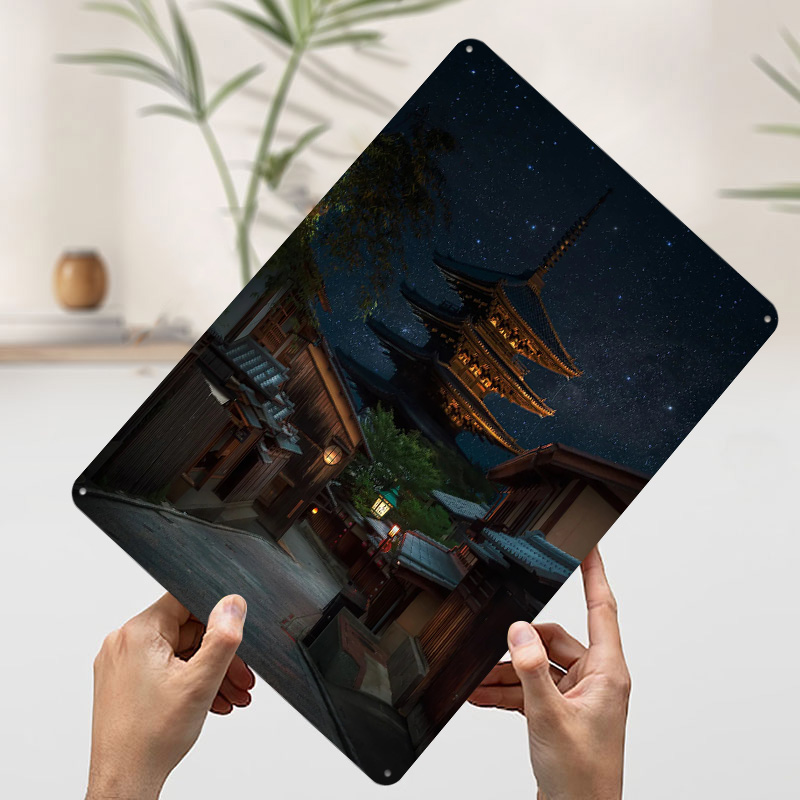 Póster de Metal de Kyoto Noctu - Retro Gaming Kyoto reseña y precio