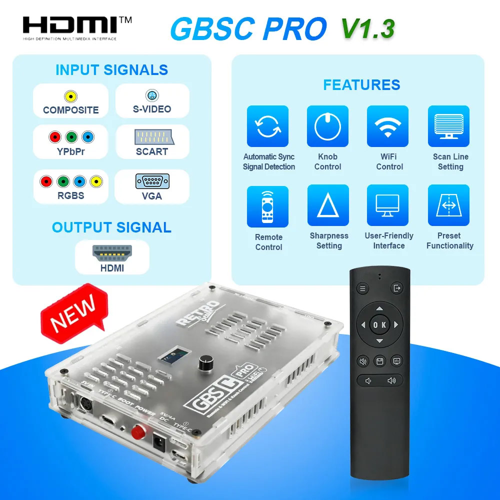 RetroScaler GBS Control Pro GB - Retro Gaming Hard Drive reseña y precio