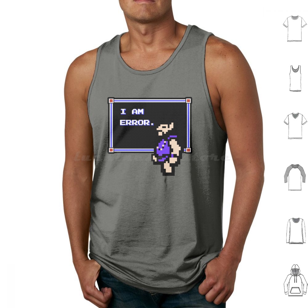 Camisetas sin mangas I Am Erro - Retro Gaming Meme reseña y precio