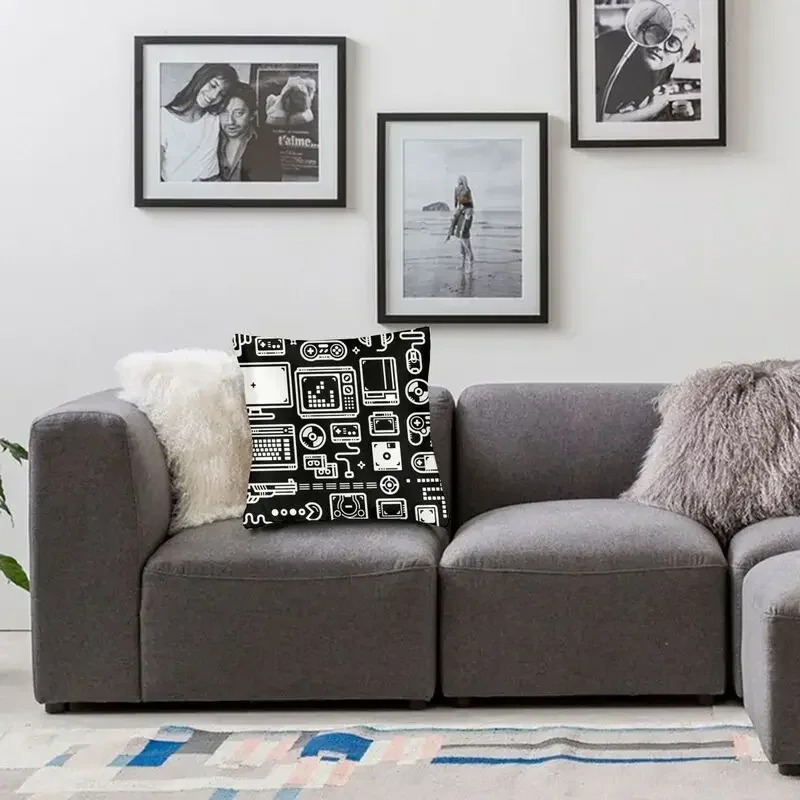 Decoración del hogar, funda de - Retro Gaming Icons reseña y precio