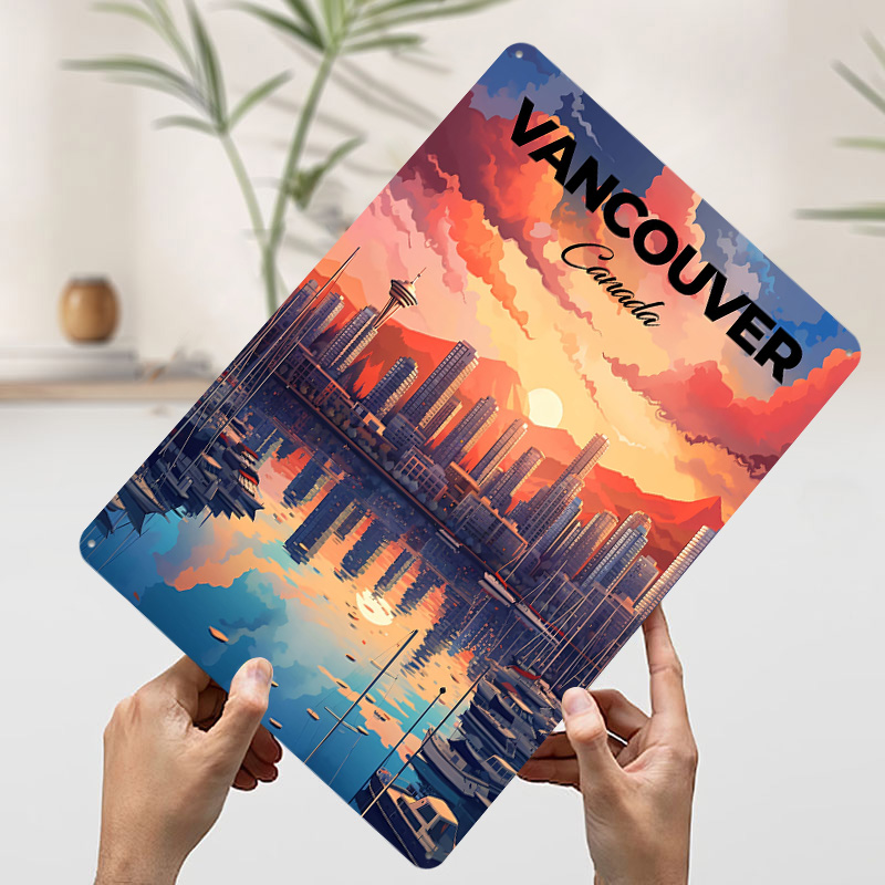 Póster de Viaje de Vancouver,  - Retro Gaming Vancouver reseña y precio
