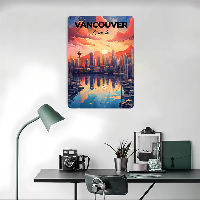 Póster de Viaje de Vancouver,  - Retro Gaming Vancouver reseña y precio