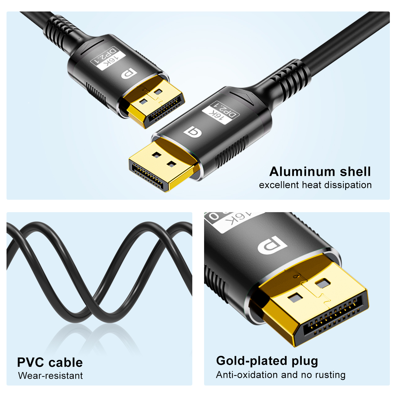Cable FDBRO Displayport 2,1 16 - Retro Gaming Projector reseña y precio